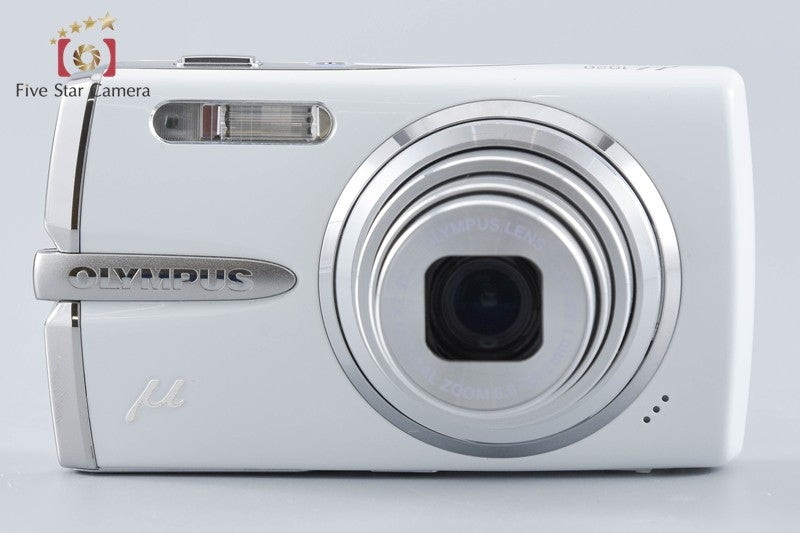 中古】OLYMPUS オリンパス μ1020 リリーホワイト コンパクトデジタル