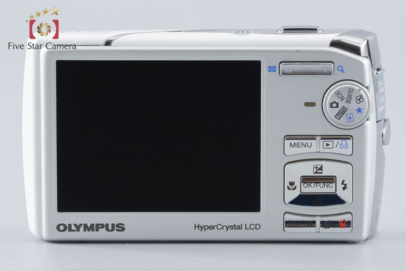 中古】OLYMPUS オリンパス μ1020 リリーホワイト コンパクトデジタル