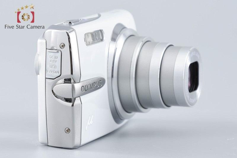 中古】OLYMPUS オリンパス μ1020 リリーホワイト コンパクトデジタル