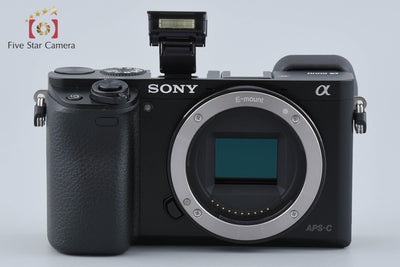 【中古】SONY ソニー α6000 ILCE-6000 ブラック パワーズームレンズキット シャッター回数僅少