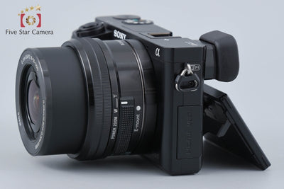 【中古】SONY ソニー α6000 ILCE-6000 ブラック パワーズームレンズキット シャッター回数僅少