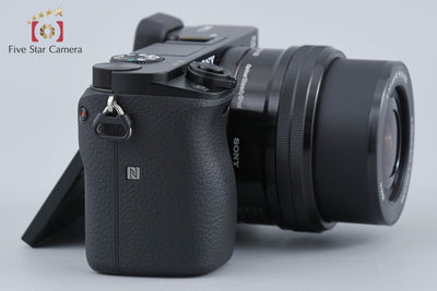 【中古】SONY ソニー α6000 ILCE-6000 ブラック パワーズームレンズキット シャッター回数僅少