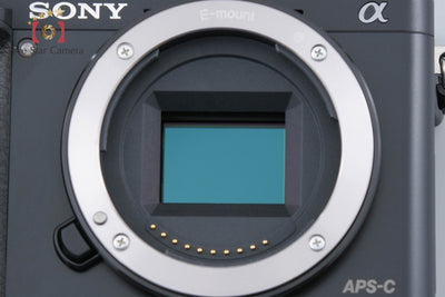 【中古】SONY ソニー α6000 ILCE-6000 ブラック パワーズームレンズキット シャッター回数僅少