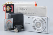 【中古】SONY ソニー Cyber-Shot DSC-W830 シルバー コンパクトデジタルカメラ 元箱付き