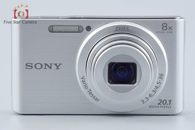 【中古】SONY ソニー Cyber-Shot DSC-W830 シルバー コンパクトデジタルカメラ 元箱付き