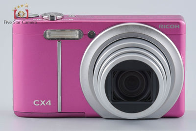 【中古】RICOH リコー CX4 パープルピンク コンパクトデジタルカメラ