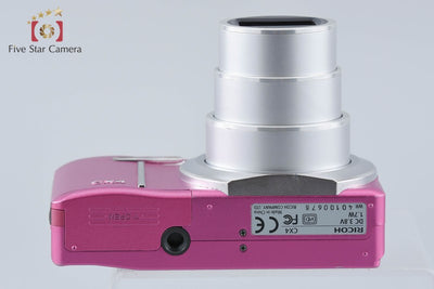 【中古】RICOH リコー CX4 パープルピンク コンパクトデジタルカメラ