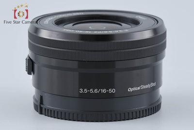 【中古】SONY ソニー E PZ 16-50mm f/3.5-5.6 OSS SELP1650 ブラック
