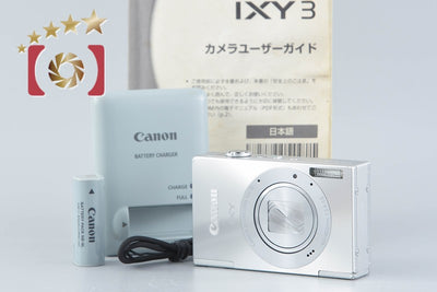 【中古】Canon キヤノン IXY 3 シルバー コンパクトデジタルカメラ