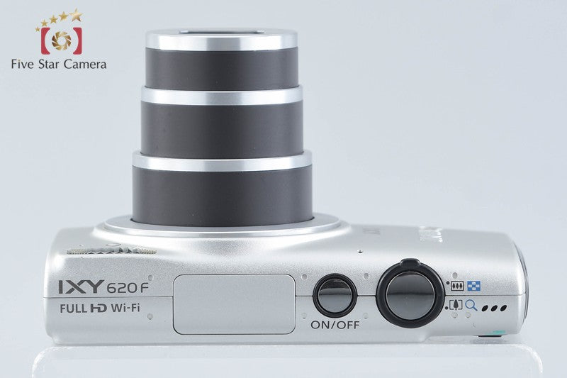 中古】Canon キヤノン IXY 620F シルバー コンパクトデジタルカメラ