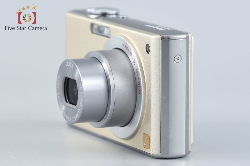 中古】Panasonic パナソニック LUMIX DMC-FX40 ゴールド コンパクト