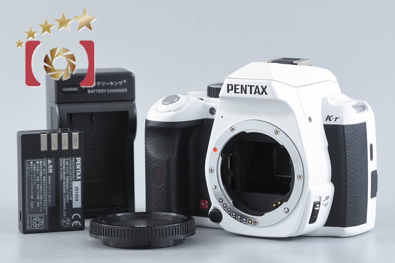 【中古】PENTAX ペンタックス K-r ホワイト デジタル一眼レフカメラ シャッター回数僅少