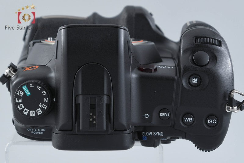中古】SONY ソニー α700 DSLR-A700 + VG-C70AM バッテリーグリップ