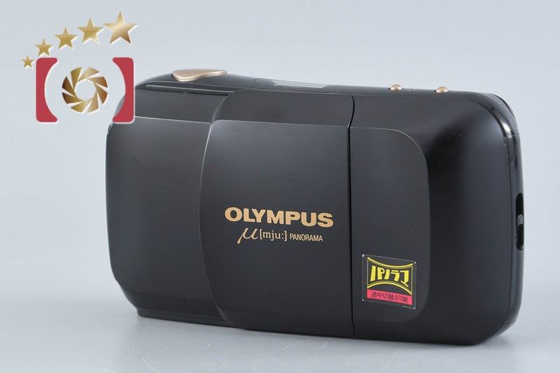 【中古】OLYMPUS オリンパス μ[mju:] PANORAMA ミューパノラマ コンパクトフィルムカメラ