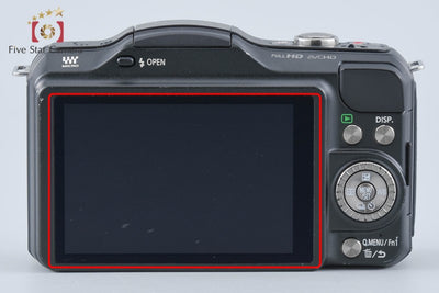 【中古】Panasonic パナソニック LUMIX DMC-GF5 エスプリブラック + G VARIO 14-42mm f/3.5-5.6 ASPH. MEGA O.I.S. H-FS014042