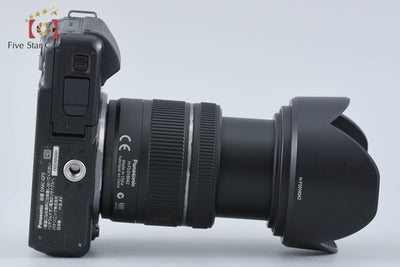【中古】Panasonic パナソニック LUMIX DMC-GF5 エスプリブラック + G VARIO 14-42mm f/3.5-5.6 ASPH. MEGA O.I.S. H-FS014042