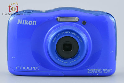 【中古】Nikon ニコン COOLPIX W100 ブルー コンパクトデジタルカメラ