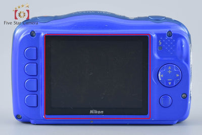 【中古】Nikon ニコン COOLPIX W100 ブルー コンパクトデジタルカメラ