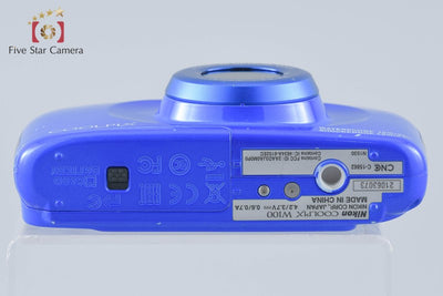 【中古】Nikon ニコン COOLPIX W100 ブルー コンパクトデジタルカメラ