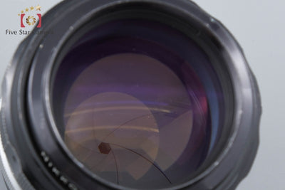 【中古】Nikon ニコン NIKKOR-H Auto 85mm f/1.8