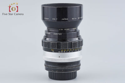 【中古】Nikon ニコン NIKKOR-H Auto 85mm f/1.8