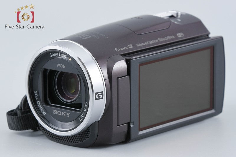中古】SONY ソニー ハンディカム HDR-CX675 ボルドーブラウン デジタル