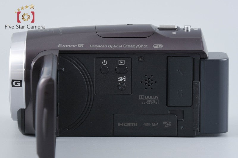 中古】SONY ソニー ハンディカム HDR-CX675 ボルドーブラウン デジタル