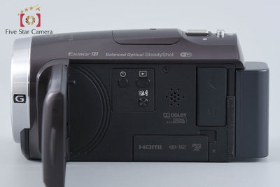【中古】SONY ソニー ハンディカム HDR-CX675 ボルドーブラウン デジタルビデオカメラ 多言語対応