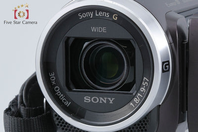 【中古】SONY ソニー ハンディカム HDR-CX675 ボルドーブラウン デジタルビデオカメラ 多言語対応