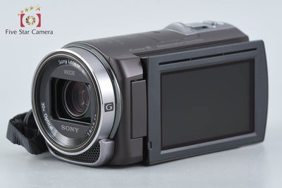 【中古】SONY ソニー HANDYCAM HDR-CX430V ブラウン デジタルビデオカメラ 元箱付き