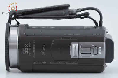 【中古】SONY ソニー HANDYCAM HDR-CX430V ブラウン デジタルビデオカメラ 元箱付き