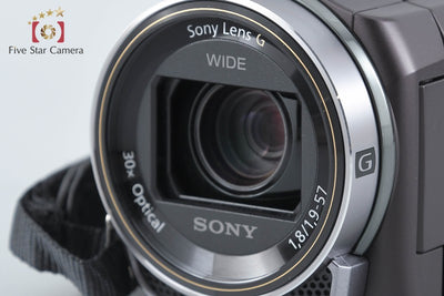 【中古】SONY ソニー HANDYCAM HDR-CX430V ブラウン デジタルビデオカメラ 元箱付き
