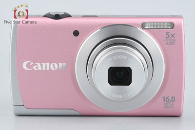 【中古】Canon キヤノン PowerShot A2600 ピンク コンパクトデジタルカメラ 元箱付き