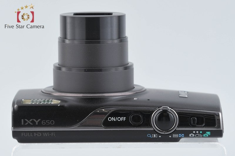 中古】Canon キヤノン IXY 650 ブラック コンパクトデジタルカメラ