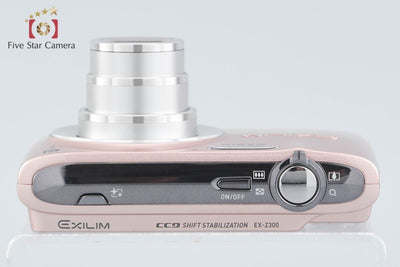 【中古】CASIO カシオ EXILIM ZOOM EX-Z300 ピンクゴールド コンパクトデジタルカメラ