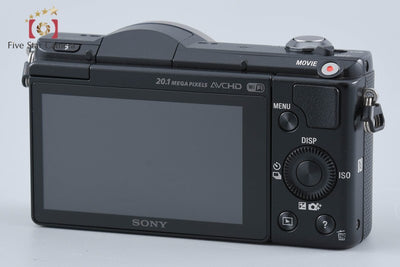 【中古】SONY ソニー α5000 ILCE-5000 パワーズームレンズキット ブラック シャッター回数僅少 多言語対応