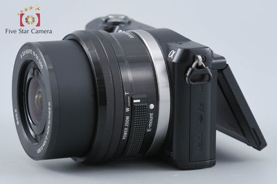 【中古】SONY ソニー α5000 ILCE-5000 パワーズームレンズキット ブラック シャッター回数僅少 多言語対応