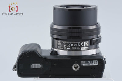 【中古】SONY ソニー α5000 ILCE-5000 パワーズームレンズキット ブラック シャッター回数僅少 多言語対応