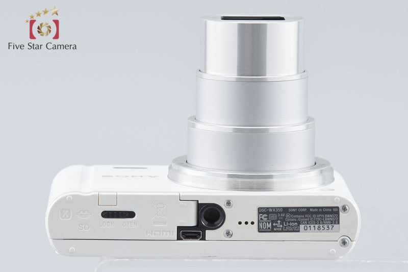 中古】SONY ソニー Cyber-shot DSC-WX350 ホワイト コンパクトデジタル