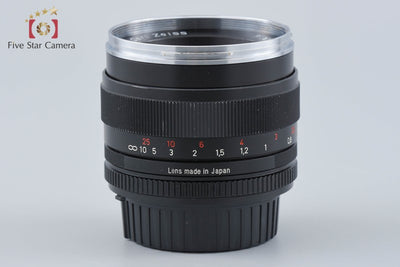 【中古】Carl Zeiss カールツァイス Planar 50mm f/1.4 ZF.2 T* ニコン用