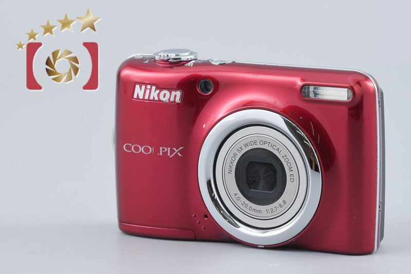 【中古】Nikon ニコン COOLPIX L23 レッド コンパクトデジタルカメラ