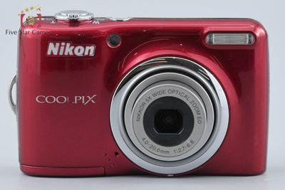 【中古】Nikon ニコン COOLPIX L23 レッド コンパクトデジタルカメラ