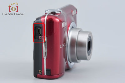【中古】Nikon ニコン COOLPIX L23 レッド コンパクトデジタルカメラ