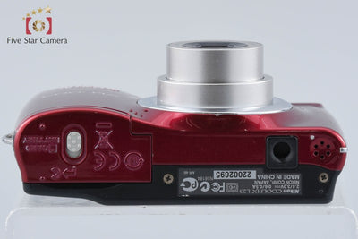 【中古】Nikon ニコン COOLPIX L23 レッド コンパクトデジタルカメラ