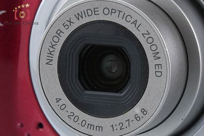 【中古】Nikon ニコン COOLPIX L23 レッド コンパクトデジタルカメラ