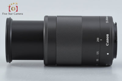 【中古】Canon キヤノン EF-M 55-200mm f/4.5-6.3 IS STM ブラック
