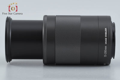 【中古】Canon キヤノン EF-M 55-200mm f/4.5-6.3 IS STM ブラック