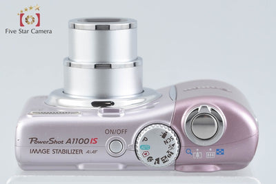 【中古】Canon キヤノン Powershot A1100 IS ピンク コンパクトデジタルカメラ