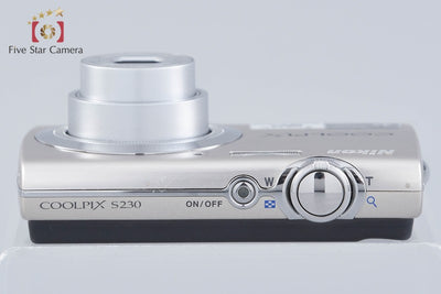 【中古】Nikon ニコン COOLPIX S230 ウォームシルバー コンパクトデジタルカメラ