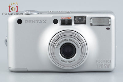 【中古】PENTAX ペンタックス ESPIO 120SW シルバー コンパクトフィルムカメラ